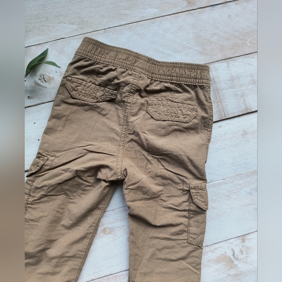 Cherokee Baby Boy Khaki Cargo Pants Straight Leg Tan Beige Size 18 Months - Picture 5 of 5